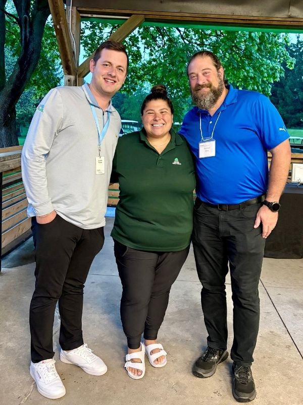 East Park London Team: Justin Tiseo (member, Asst GM), Kayla Sibbald Events Coordinator), Alon Shatil (GM).